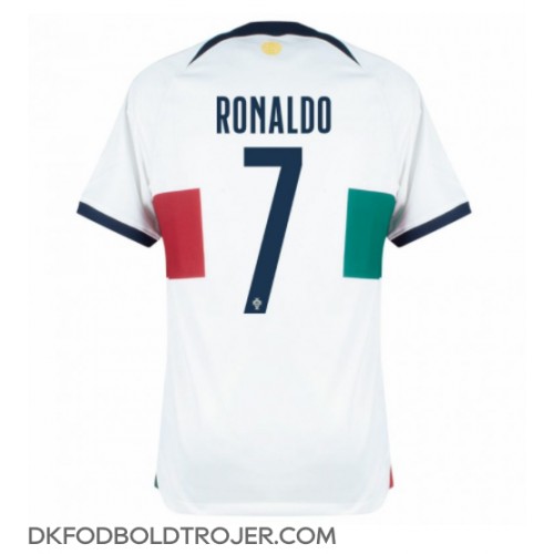 Billige Portugal Cristiano Ronaldo #7 Udebane Fodboldtrøjer VM 2022 Kortærmet
